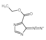 (5-ethoxycarbonylimidazol-4-ylidene)-imino-azanium Structure