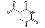 5-nitro-2-thioxo-2,3-dihydro-1H-pyrimidin-4-one Structure