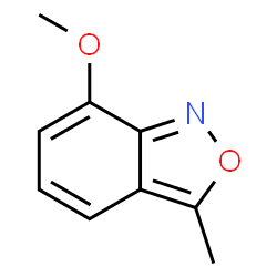 2,1-Benzisoxazole,7-methoxy-3-methyl-(9CI)结构式
