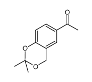 1-(2,2-dimethyl-4H-1,3-benzodioxin-6-yl)ethanone结构式