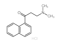 3-二甲基氨基-1-(萘-1-基)-1-丙酮盐酸盐结构式