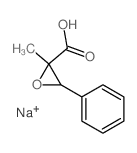 2-methyl-3-phenyl-oxirane-2-carboxylic acid Structure