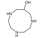 1,4,7-Triazecin-9-ol, decahydro- (9CI)结构式