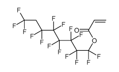 1,1,2,2,3,3,4,4,5,5,6,6,8,8,8-pentadecafluorooctyl prop-2-enoate Structure