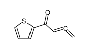 1-(2-噻吩基)-2,3-丁二烯-1-酮结构式
