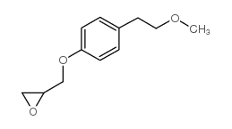 3-[4-(2-甲氧基乙基)苯氧基]-1,2-环氧丙烷结构式