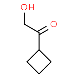 1-环丁基-2-羟基乙烷-1-酮结构式