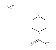 sodium,4-methylpiperazine-1-carbodithioate结构式