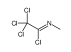 2,2,2-trichloro-N-methylethanimidoyl chloride结构式
