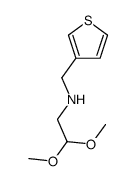 2,2-二甲氧基-N-(噻吩-3-甲基)乙胺结构式