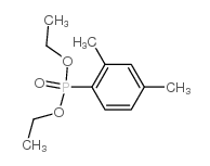(2,4-二甲基苯基)-磷酸二乙酯结构式