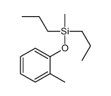 methyl-(2-methylphenoxy)-dipropylsilane Structure