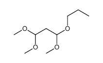 1,1,3-trimethoxy-3-propoxypropane结构式