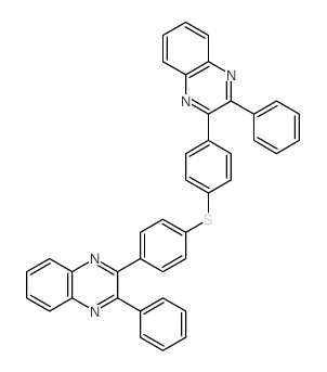 Quinoxaline,2,2'-(thiodi-4,1-phenylene)bis[3-phenyl- (9CI) picture