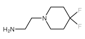 4,4-DIFLUOROAMINOETHYLPIPERIDINE Structure
