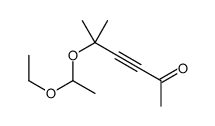 5-(1-ethoxyethoxy)-5-methylhex-3-yn-2-one Structure