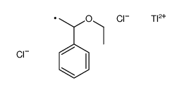 dichloro-(2-ethoxy-2-phenylethyl)thallane结构式