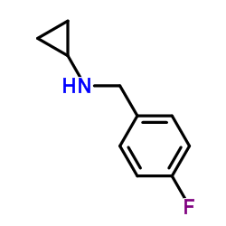 N-Cyclopropyl-p-fluorobenzylamine结构式
