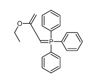 (2-ETHOXY-2-PROPENYLIDENE)TRIPHENYLPHOSPHORANE Structure