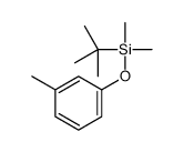 tert-butyl-dimethyl-(3-methylphenoxy)silane结构式