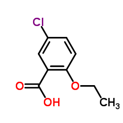 5-氯-2-乙氧基苯甲酸结构式