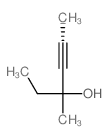 3-methylhex-4-yn-3-ol结构式