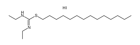 N,N'-diethyl-S-tetradecyl-isothiourea, hydriodide结构式