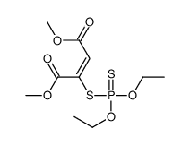 dimethyl (E)-2-diethoxyphosphinothioylsulfanylbut-2-enedioate结构式
