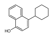 4-cyclohexylnaphthalen-1-ol结构式