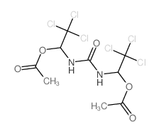 Urea,N,N'-bis[1-(acetyloxy)-2,2,2-trichloroethyl]-结构式