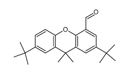 2,7-di-tert-butyl-9,9-dimethyl-9H-xanthene-4-carbaldehyde Structure