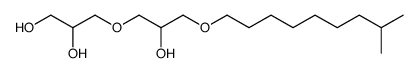 3-[2-hydroxy-3-(8-methylnonoxy)propoxy]propane-1,2-diol Structure