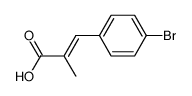 4-Brom-α-methyl-zimtsaeure结构式