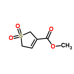 3-环丁烯砜-3-甲酸甲酯结构式