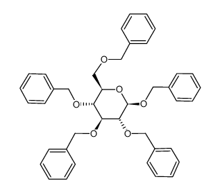 benzyl 2,3,4,6-tetra-O-benzyl-β-D-glucopyranoside结构式
