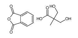 3-hydroxy-2-(hydroxymethyl)-2-methyl-propanoic acid, isobenzofuran-1,3-dione Structure
