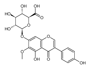 tectorigenin-7-O-β-D-glucuronide Structure