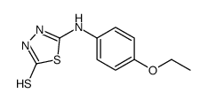 5-(4-乙氧基丙氨基)-[1,3,4]噻二唑-2-硫醇结构式