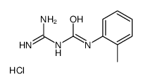 1-(diaminomethylidene)-3-(2-methylphenyl)urea,hydrochloride结构式
