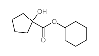 cyclohexyl 1-hydroxycyclopentane-1-carboxylate Structure