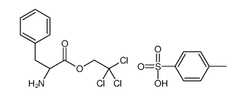 4-Methylbenzenesulfonate L-Phenylalanine 2,2,2-Trichloroethyl Ester结构式
