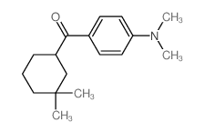 (4-dimethylaminophenyl)-(3,3-dimethylcyclohexyl)methanone结构式