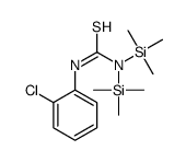 1,1-Bis(trimethylsilyl)-3-(o-chlorophenyl)-2-thiourea结构式