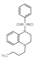 1-(benzenesulfonyl)-4-butyl-2,3-dihydroquinoxaline Structure