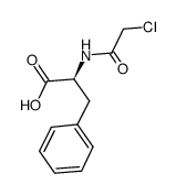 N-CHLOROACETYL-L-PHENYLALANINE结构式