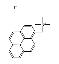 trimethyl(pyren-1-ylmethyl)azanium,iodide结构式