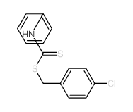 Carbamodithioic acid,phenyl-, (4-chlorophenyl)methyl ester (9CI) Structure