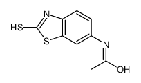 N-(2,3-二氢-2-硫氧代-6-苯并噻唑)-乙酰胺结构式
