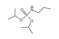 Phosphorsaeurediisopropylester-propylamid Structure