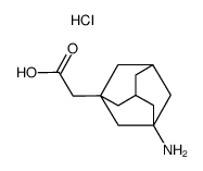 3-amino-1-adamantaneacetic acid hydrochloride Structure